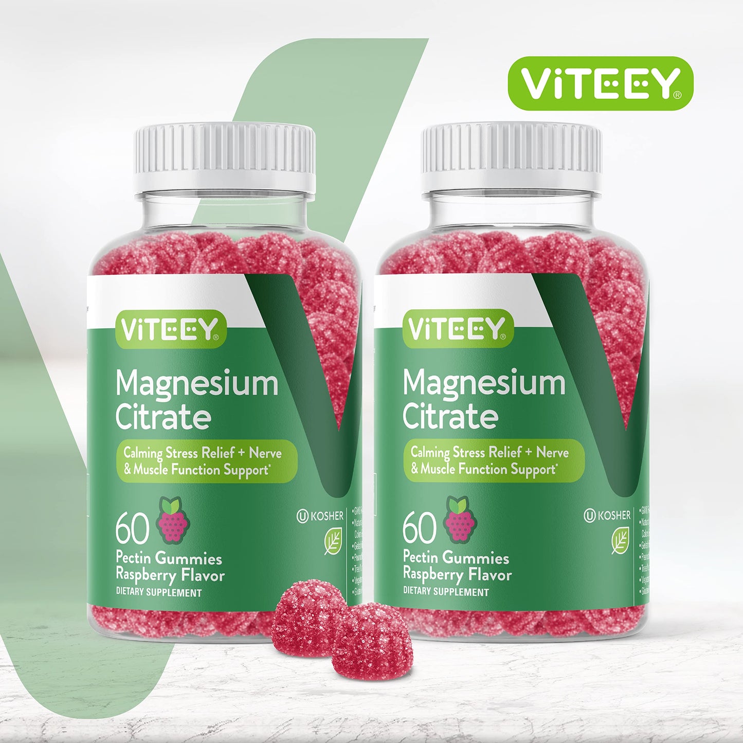 Viteey Magnesium Gummies Gummy 120 Count