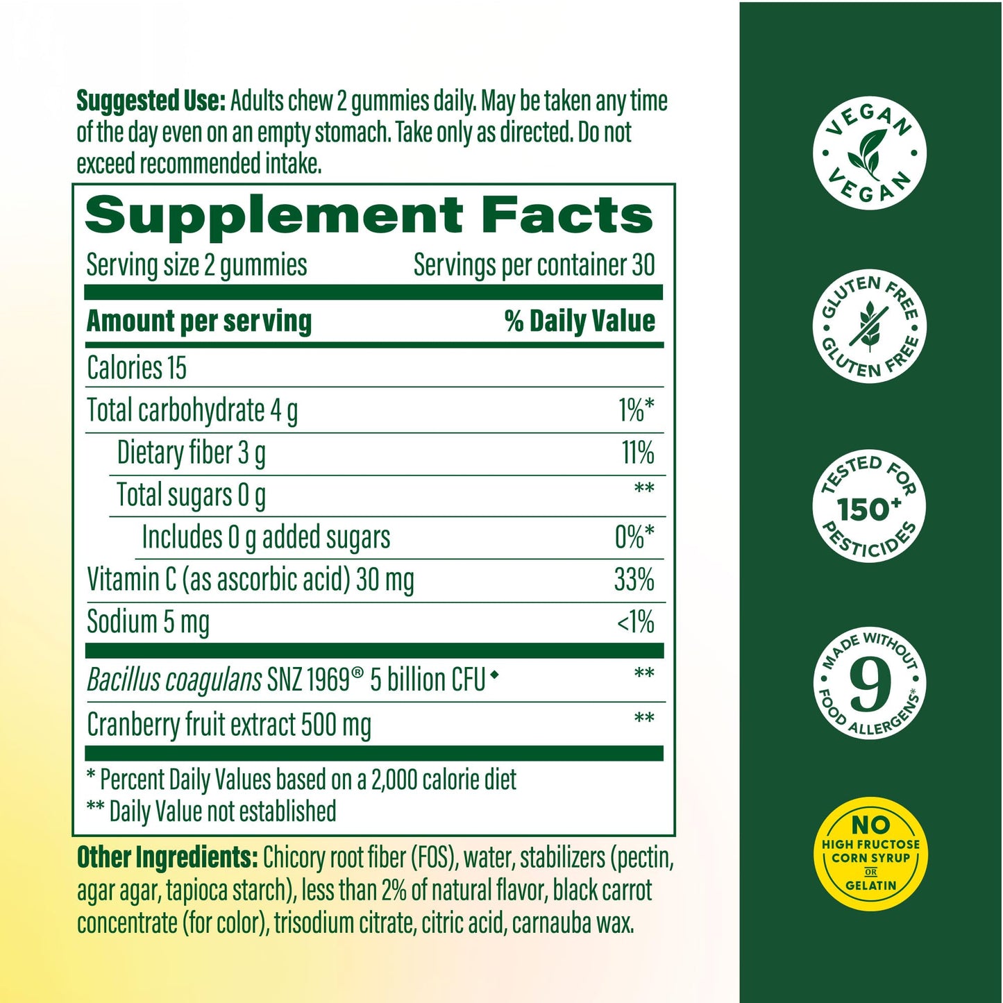 MegaFood Women’s Probiotic + Prebiotic Gummies, 60 Count