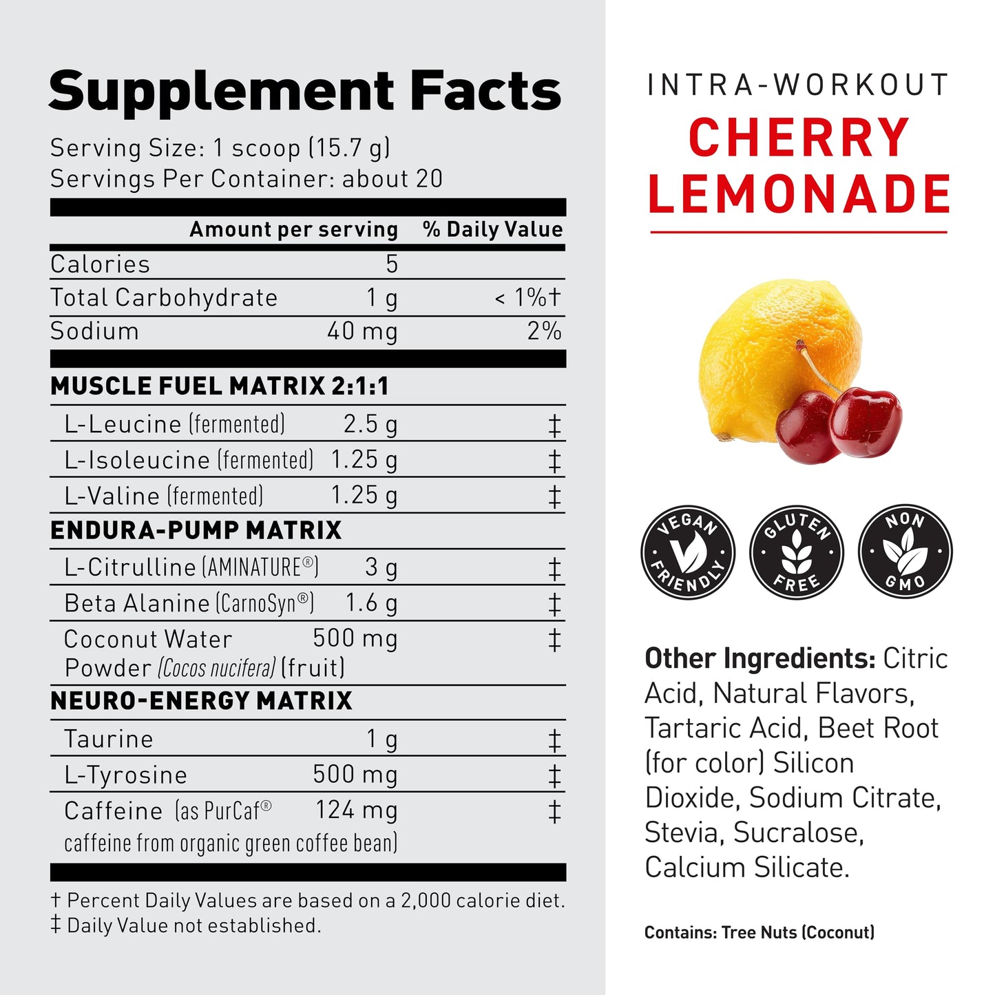 Kaged Intra-Workout Powder Cherry Limeade 10.93 Ounce