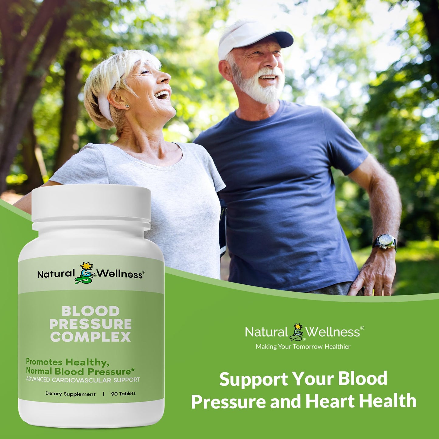Natural Wellness Blood Pressure Complex Tablet, 90 Tablets