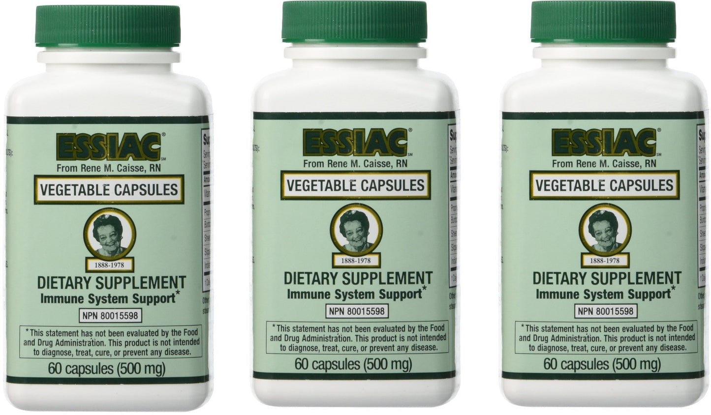 Essiac Vegetable Caps 180 Capsules