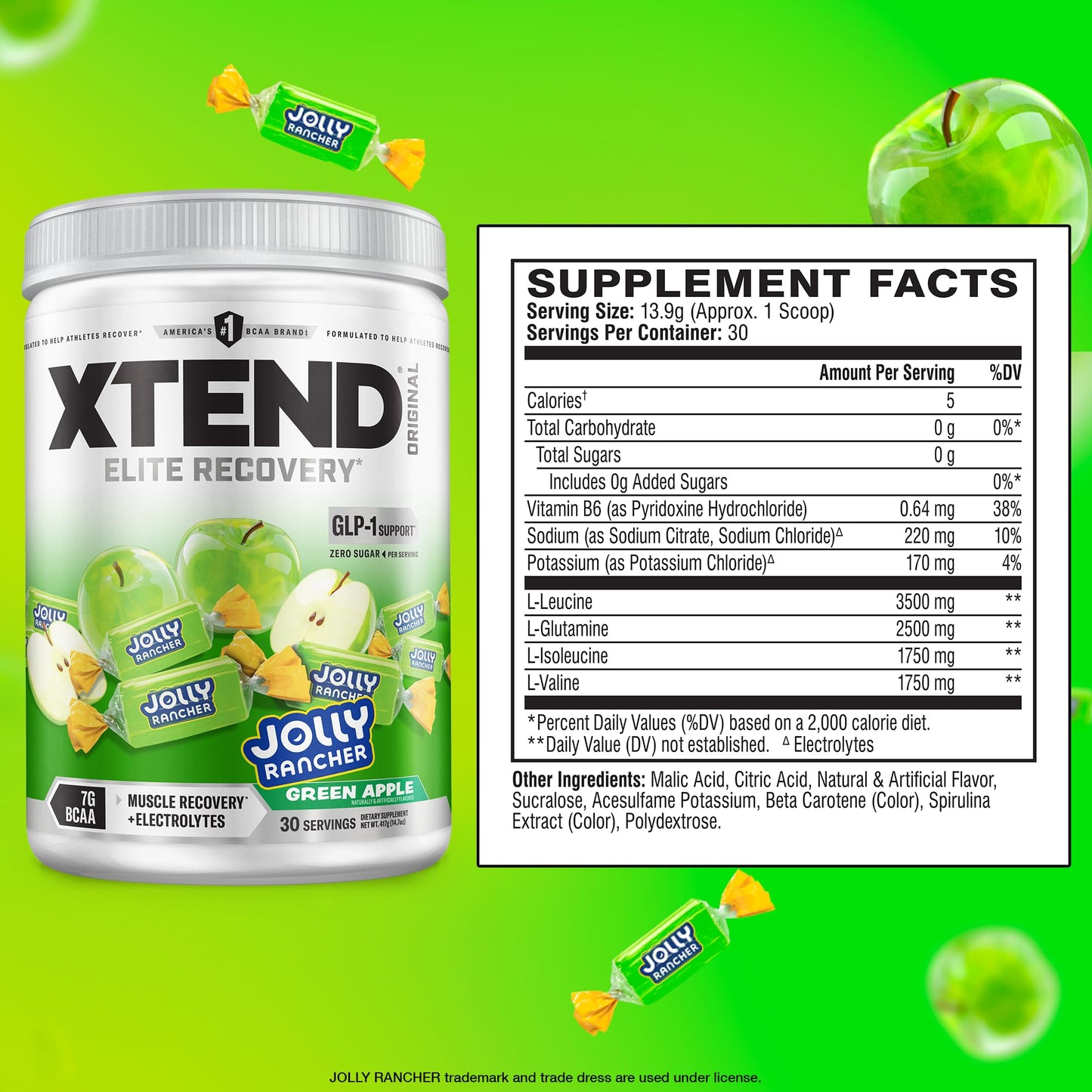 Xtend Original BCAA Powder 14.8 Ounce 30 Servings