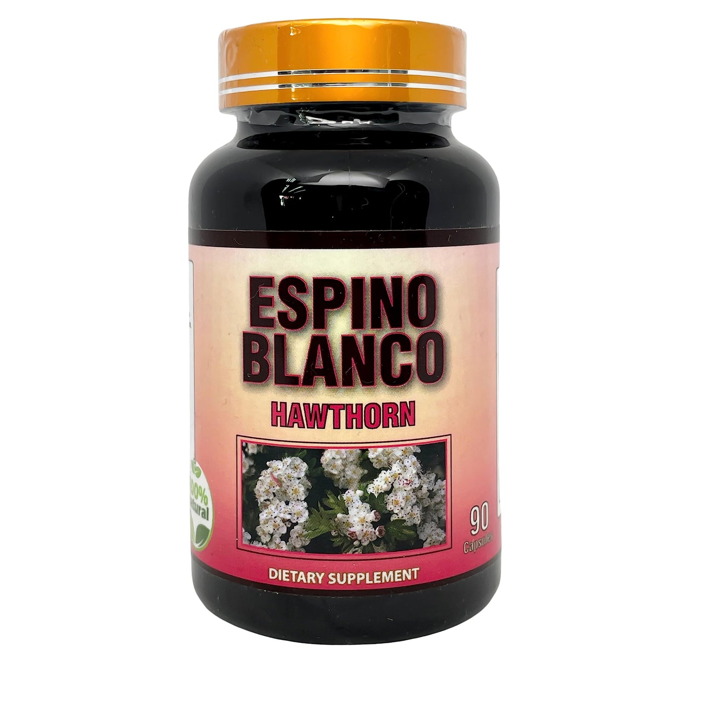 Productos El Colibri Espino Blanco (Hawthorn Flower Extract) 900mg Capsule 90 Count