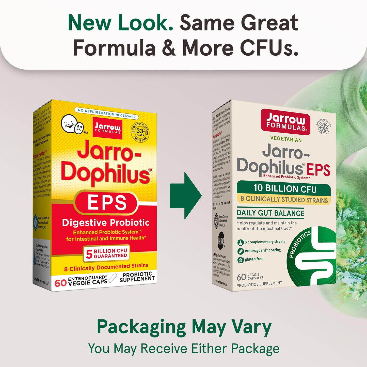 Jarrow Formulas Jarro Dophilus Probiotics 10 Billion CFU Capsule, 60 Count