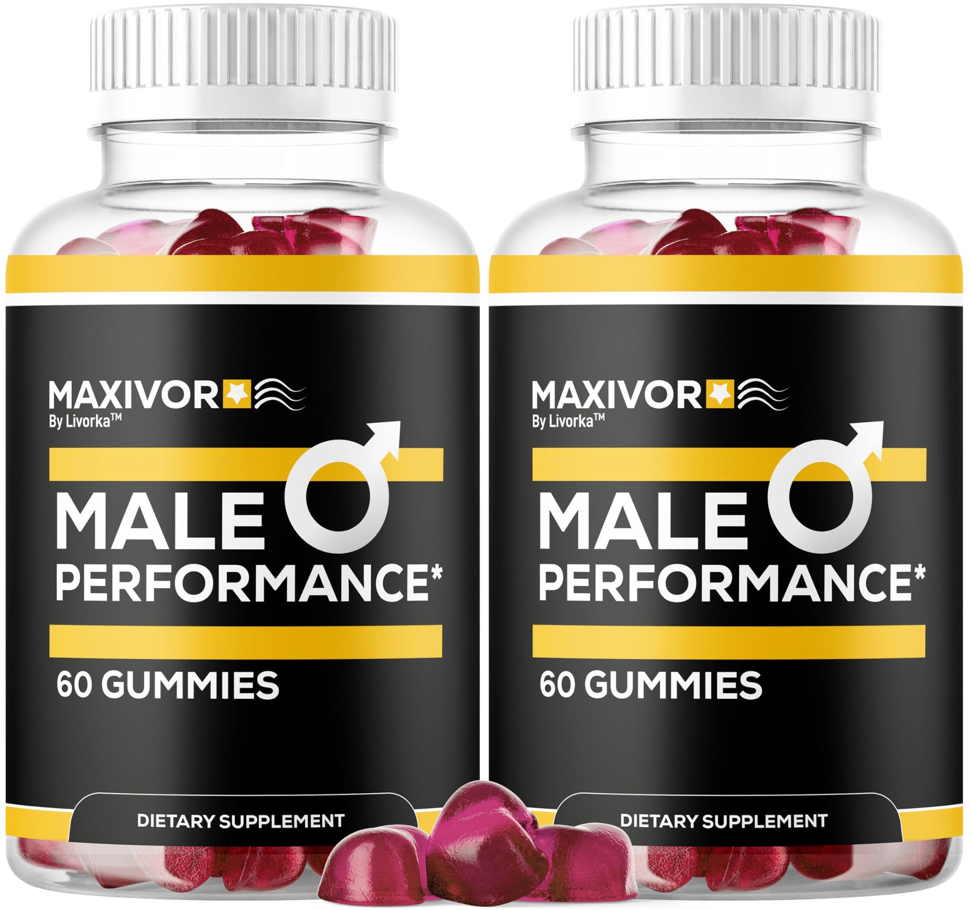 LIVORKA Maxivor Gummies for Men, Gummies, 120 Gummies
