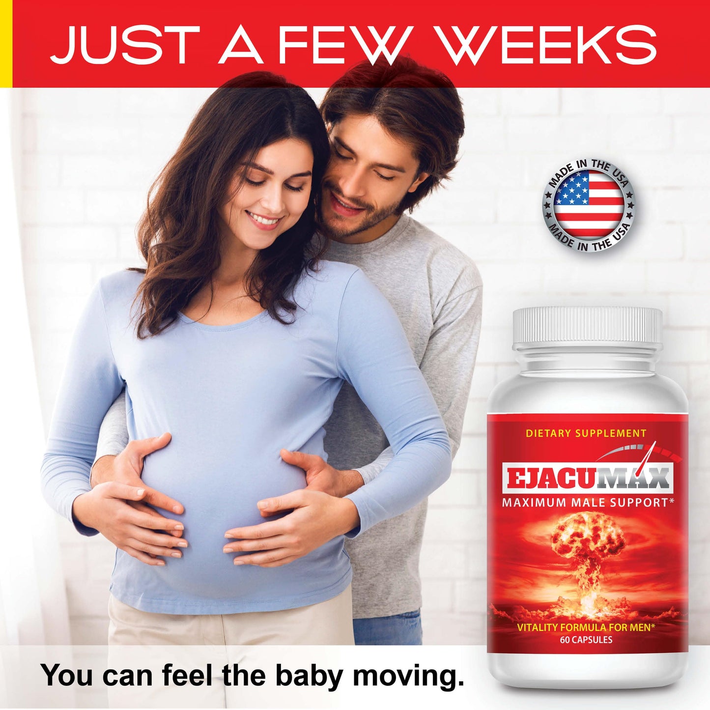 MaleMax Ejacumax Vitality Prenatal Vitamins for Men 60 Capsules