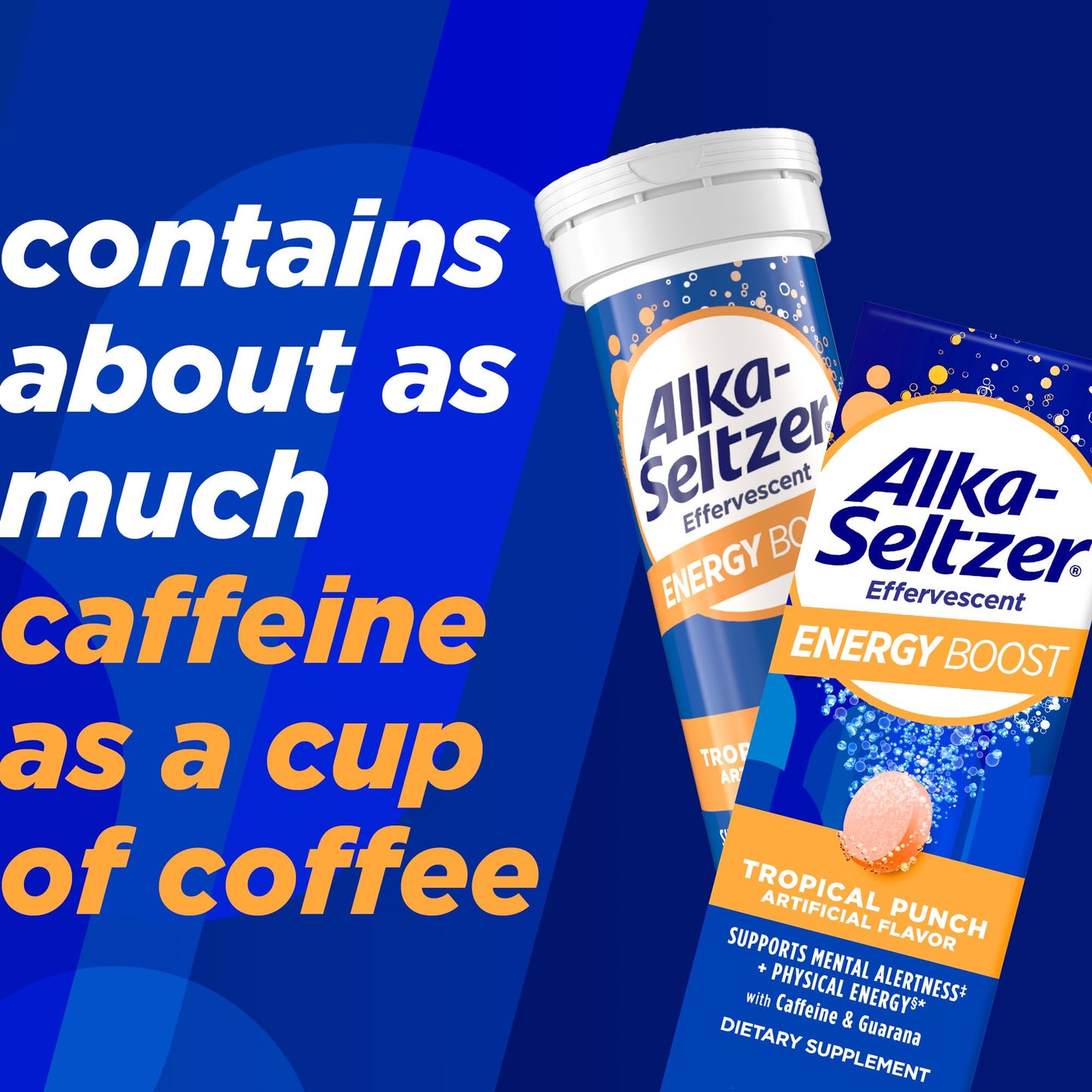 Alka-Seltzer Energy Boost Tablet, 10 Count