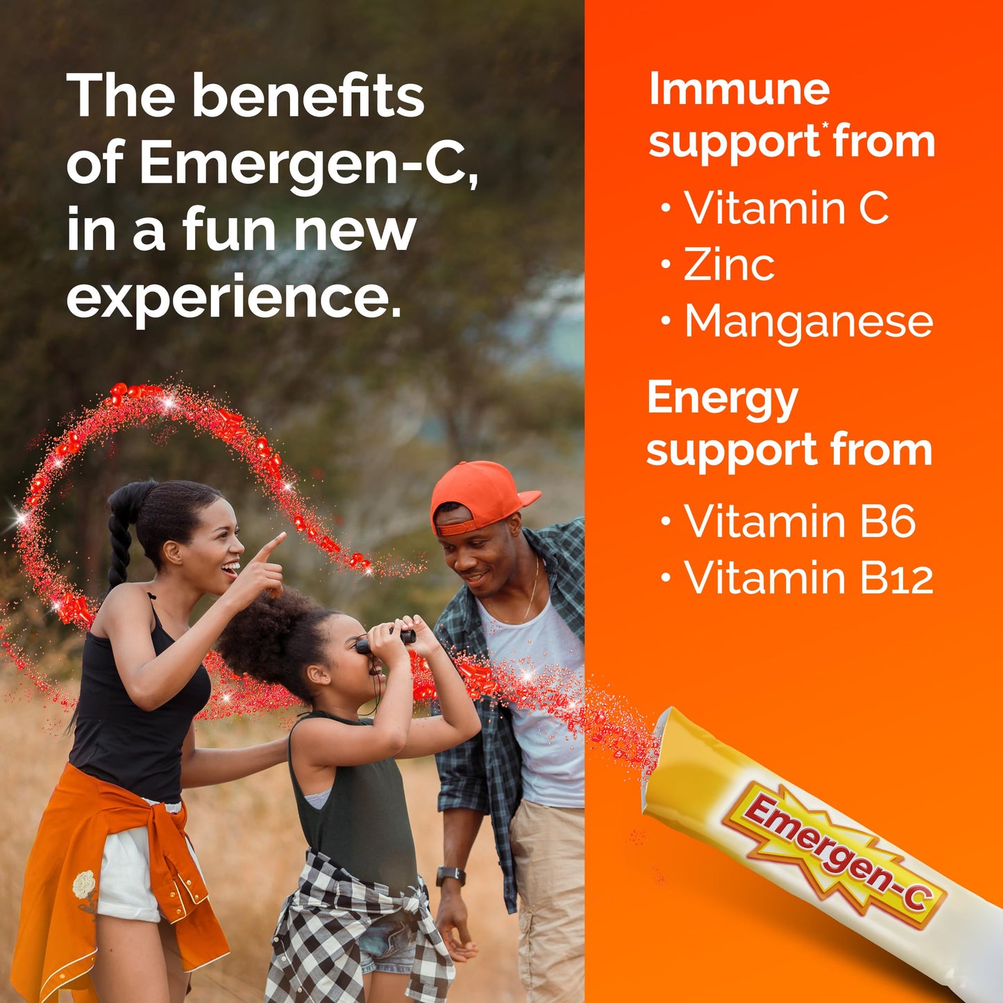 Emergen-C Kidz Vitamin C Powder 3.92 oz Strawberry, 56 Packets