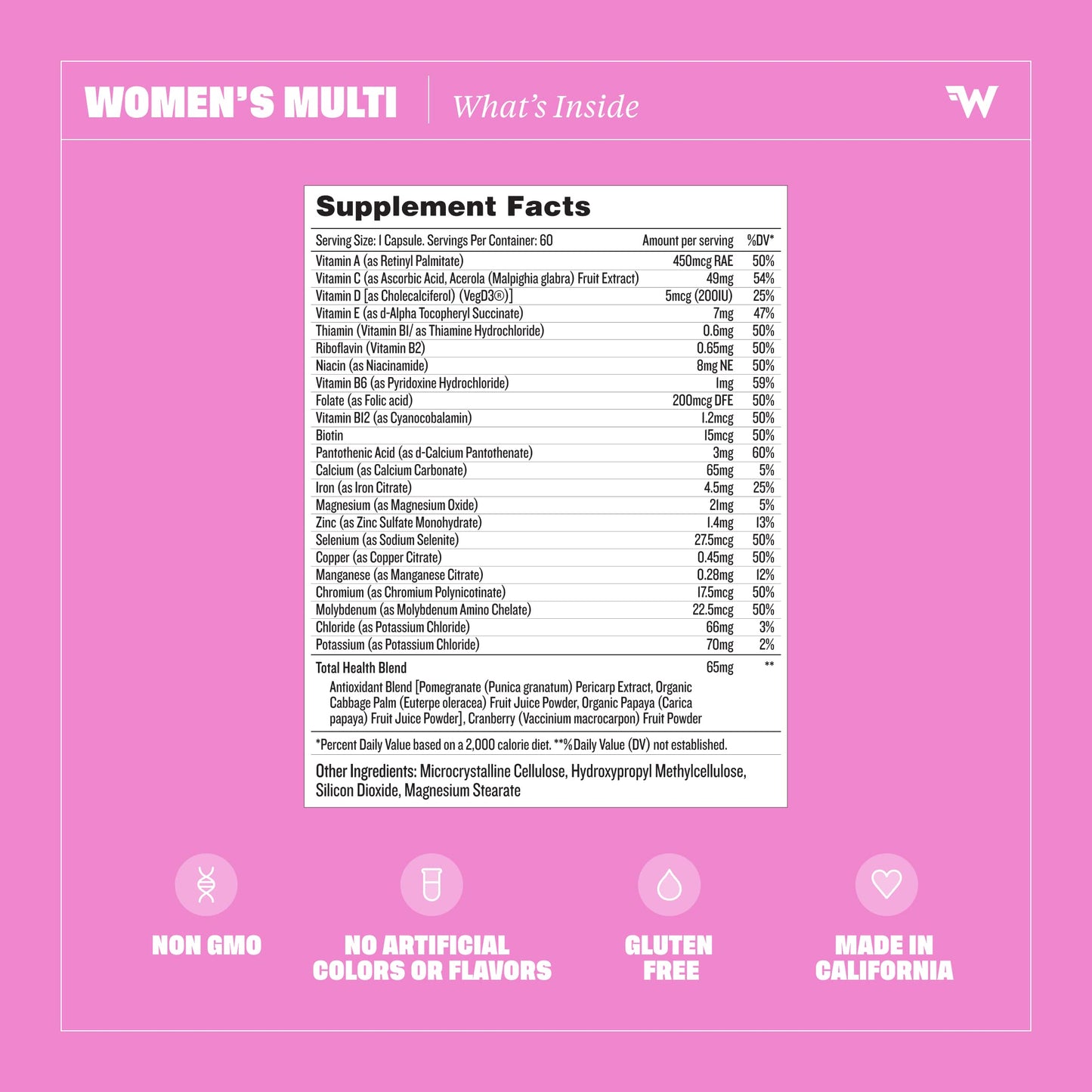 Health By Habit Womens Multi Supplement Capsule 240 Capsules