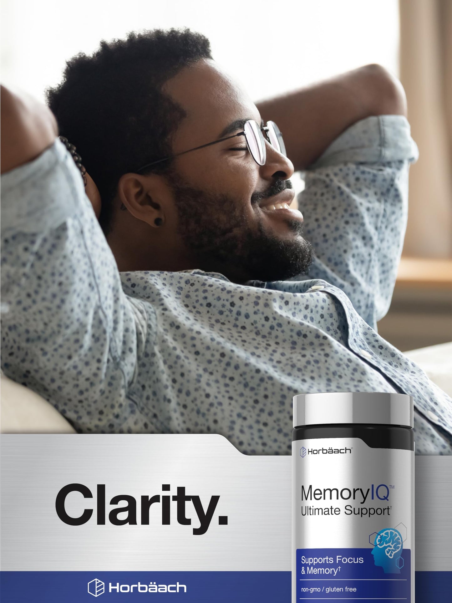 Horbäach Memory IQ Brain Support Supplement 60 Softgels