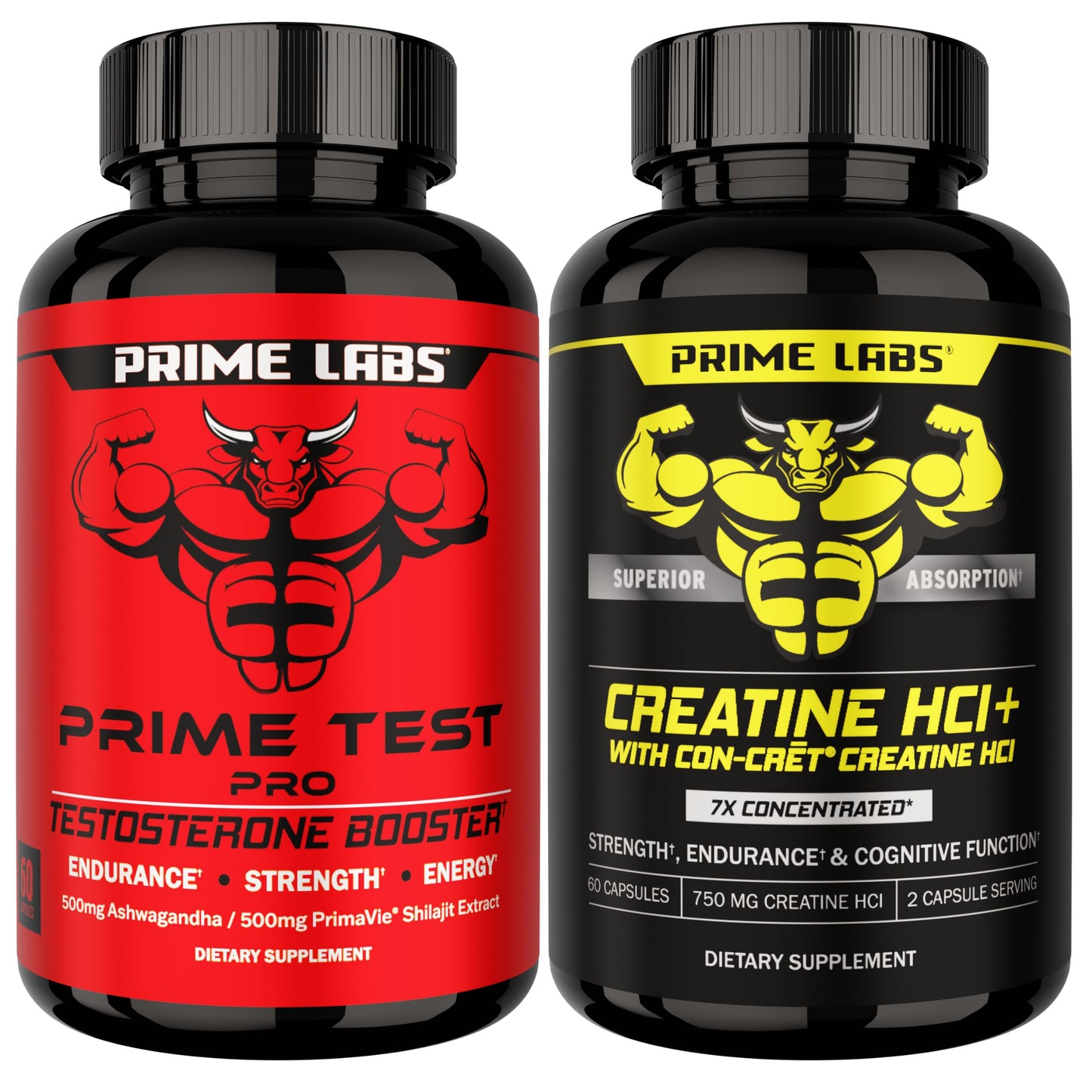 Prime Labs Prime Test Pro + Creatine HCl Capsules 120