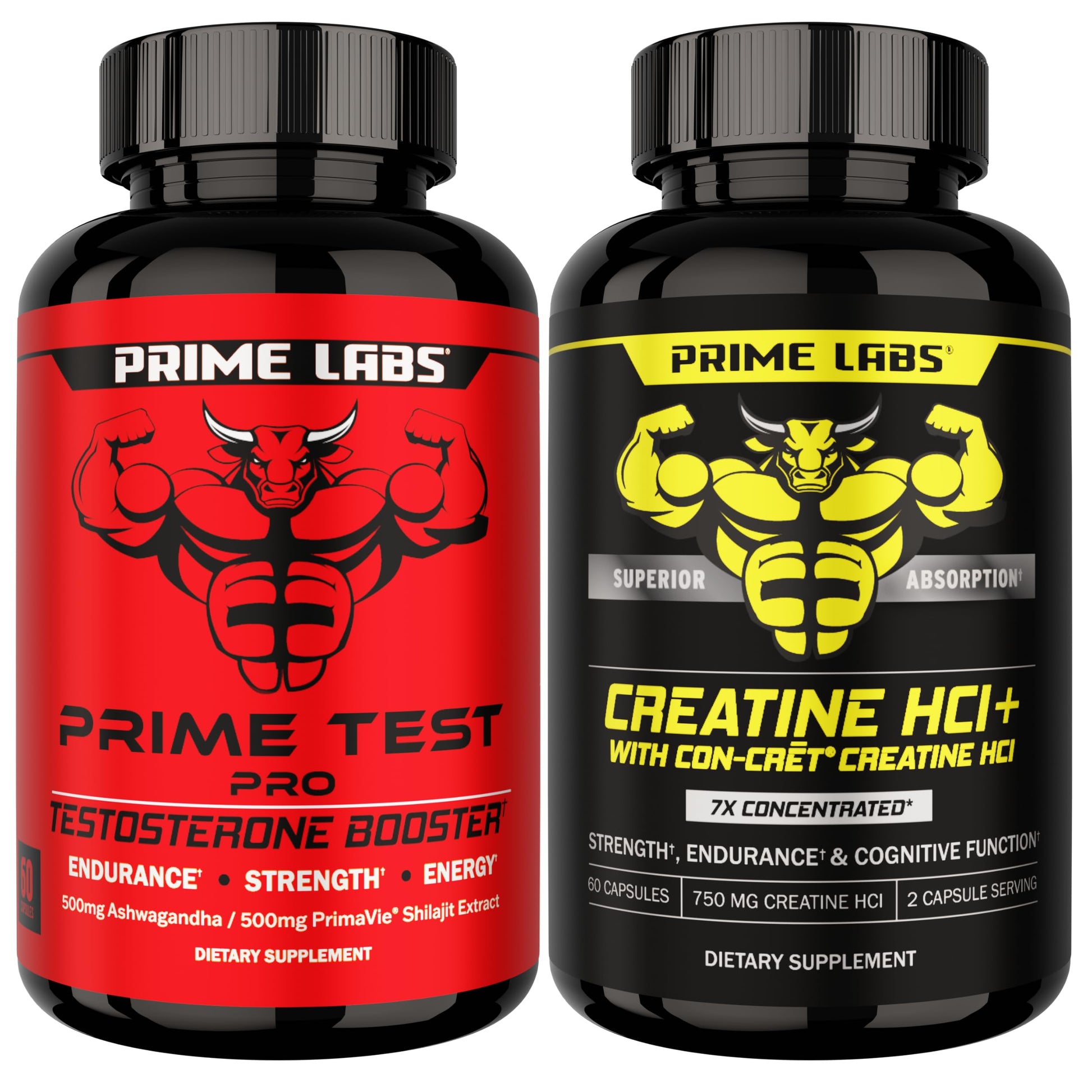 Prime Labs Prime Test Pro + Creatine HCl Capsules 120