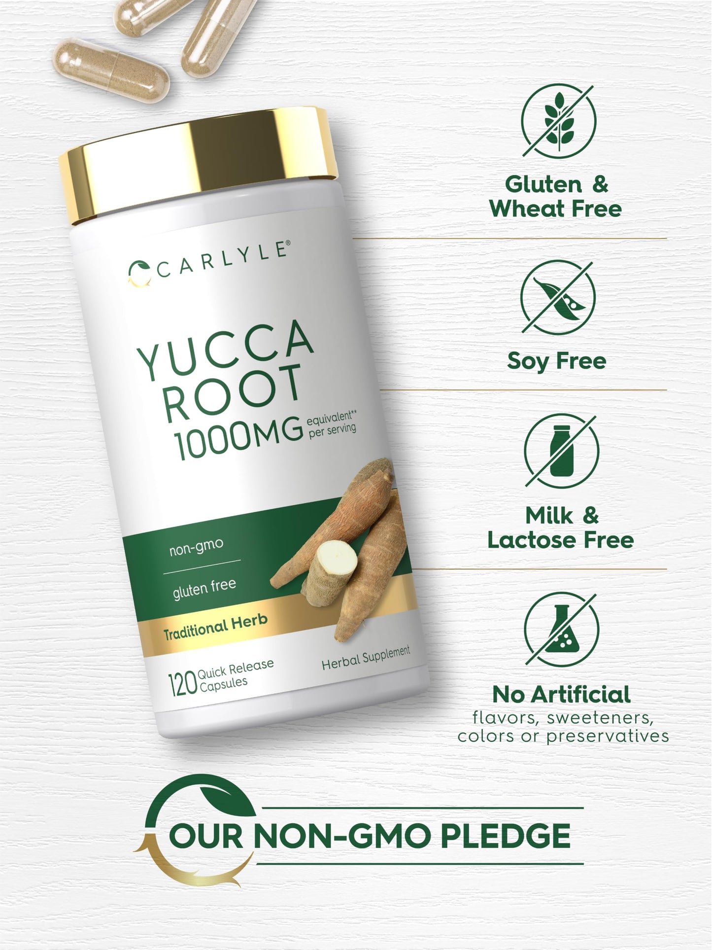 Carlyle Yucca Root Extract Capsules 120
