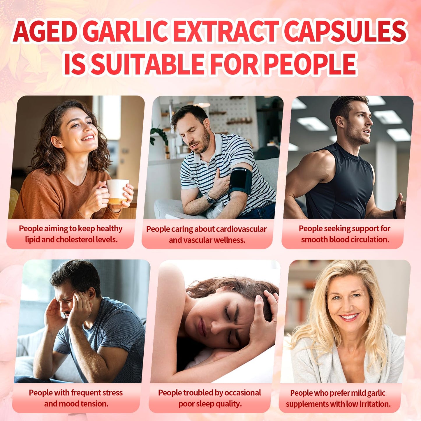 VivoNu Odorless Aged Garlic Extract 1500mg per Serving, 240 Capsules
