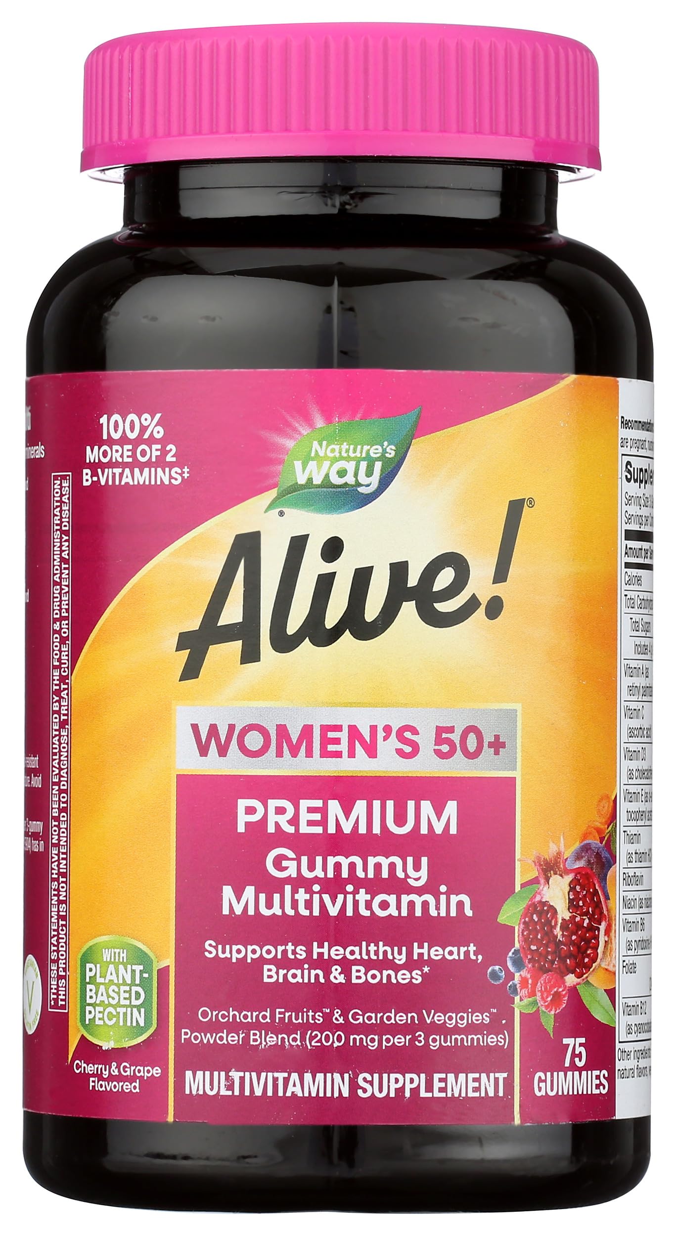 Nature's Way Multivitamin Alive Women 50 Plus Gummy 75 Count