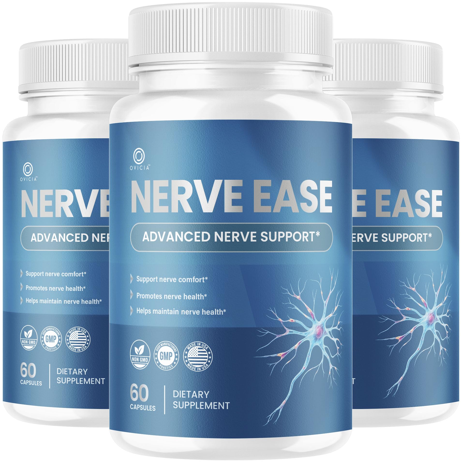 OVICIA Nerve Ease Capsules 180 Capsules