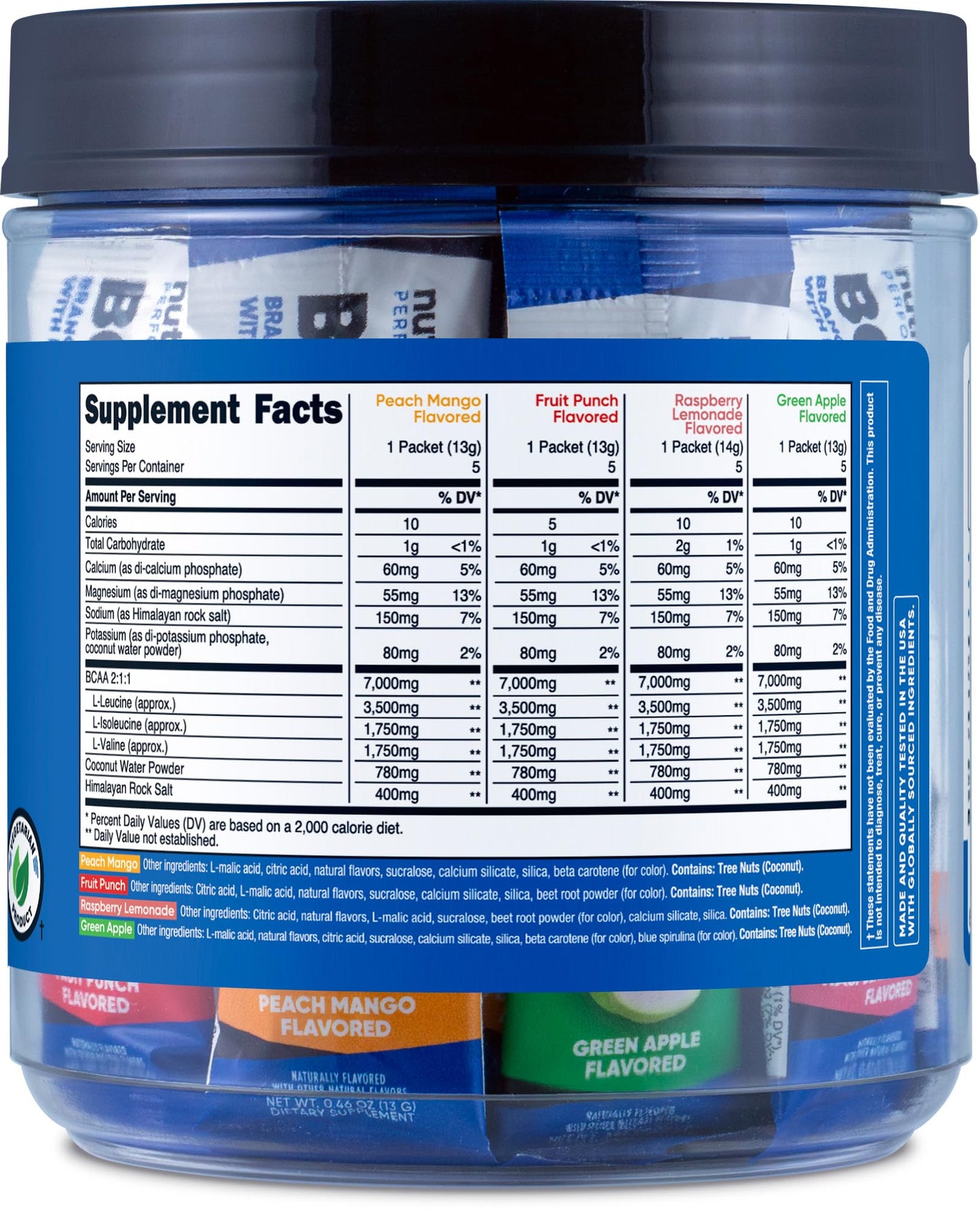 Nutricost BCAA+ Hydration Powder 18 Servings
