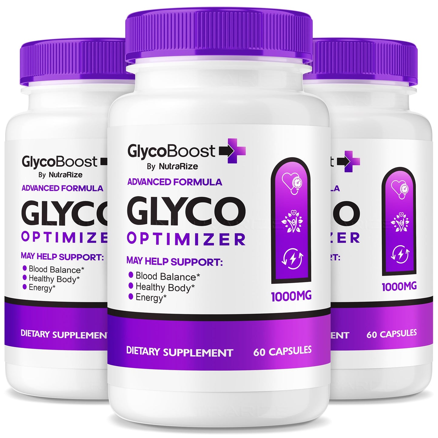 NutraRize GlycoBoost Blood Support Formula Capsules, 180 Capsules