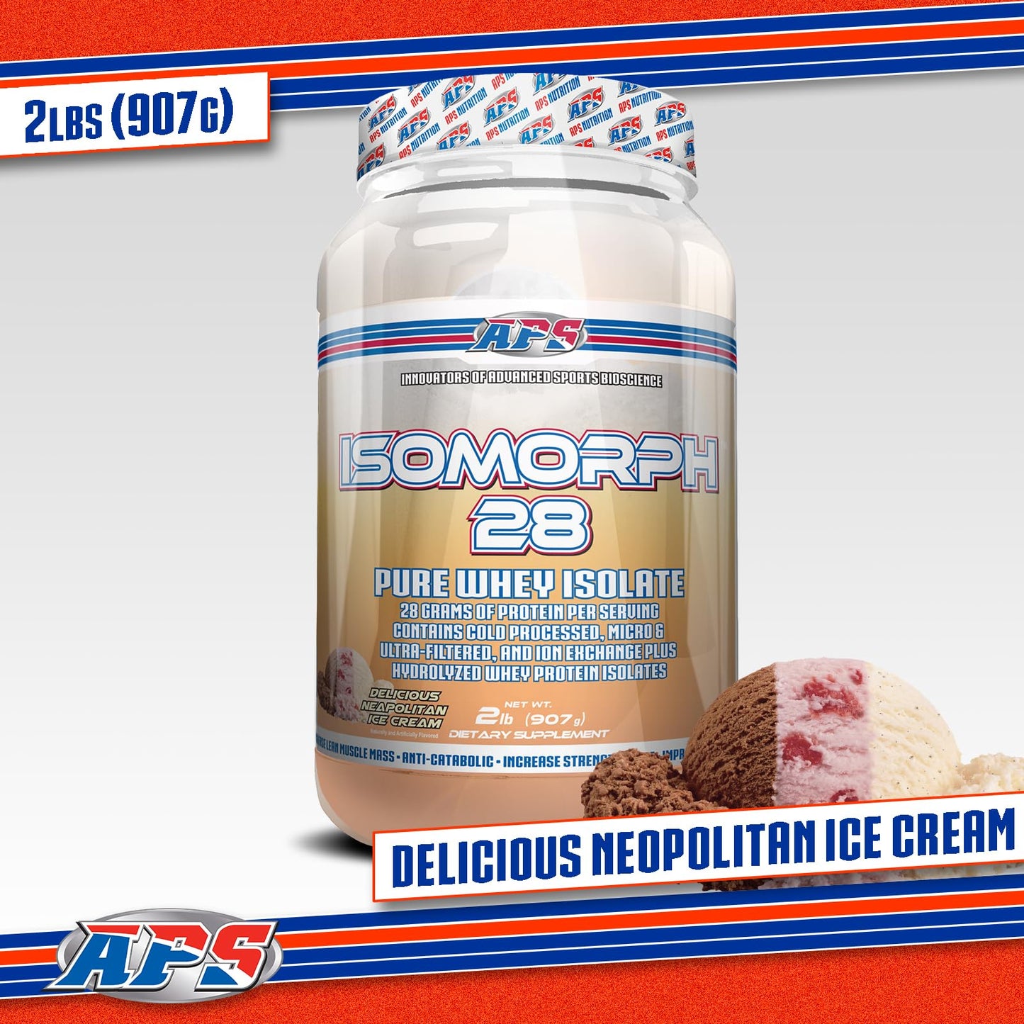 APS Nutrition Isomorph 28 Whey Powder, 2 Pound