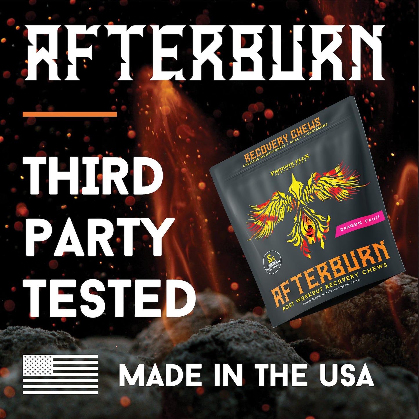PHOENIX FLEX PERFORMANCE After Burn Creatine Monohydrate Chews Chewable 1 Count