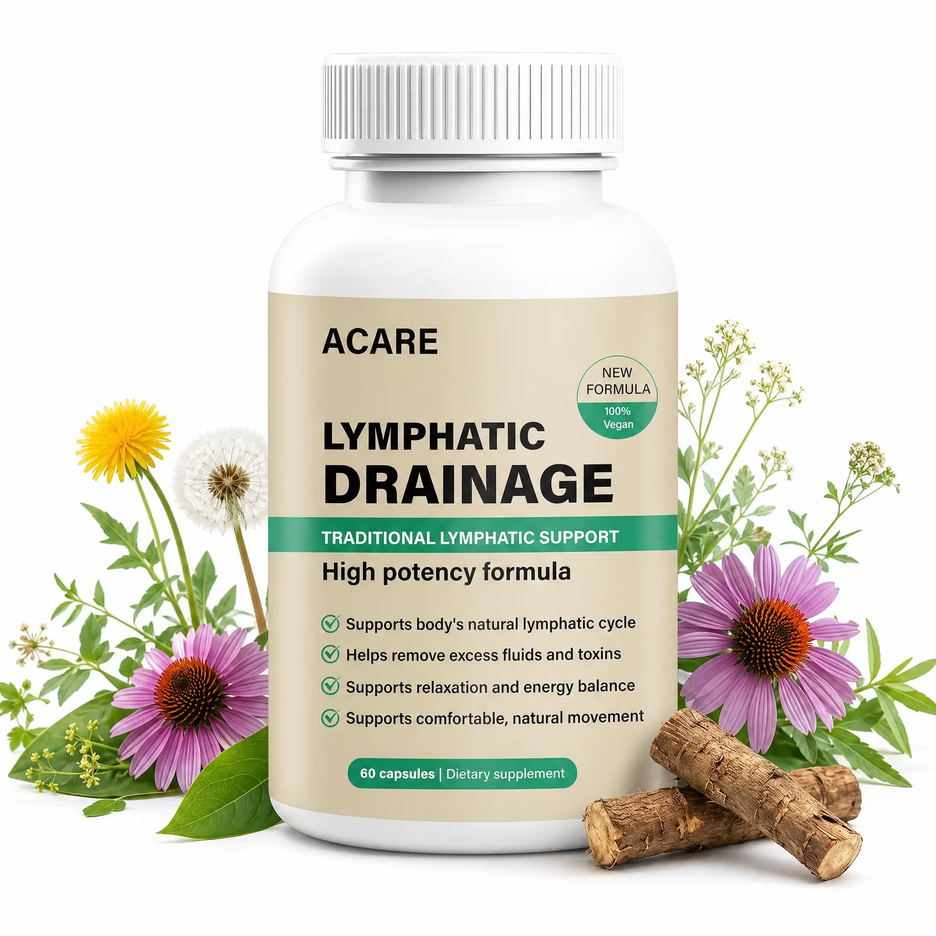 ACARE Lymphatic Drainage 60 Capsules