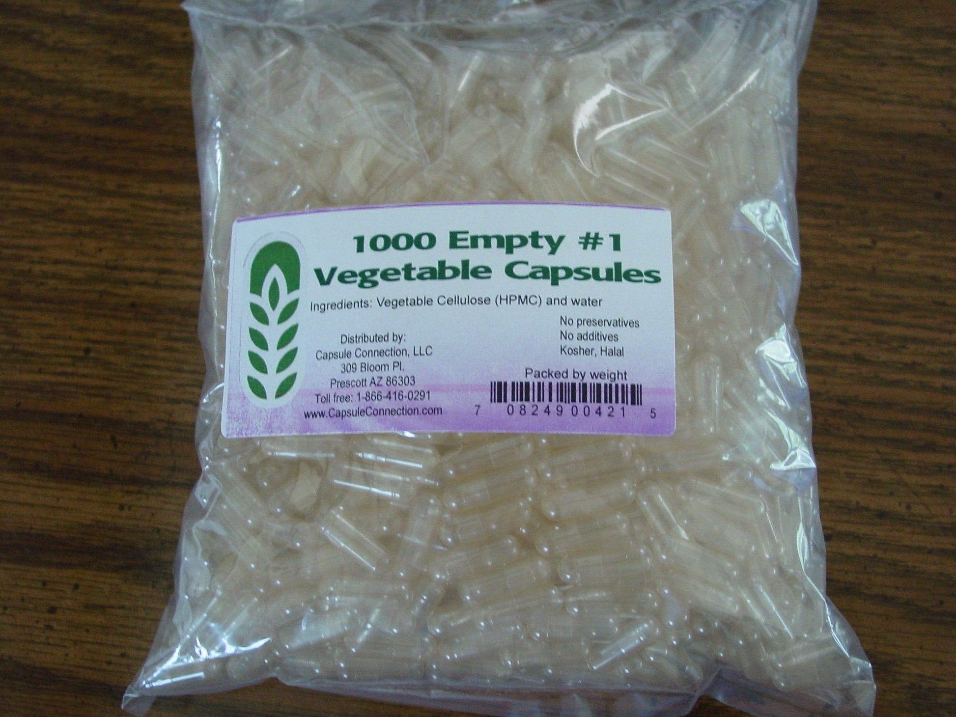 Capsule Connection Empty Vegetable Capsules 1000 Capsules