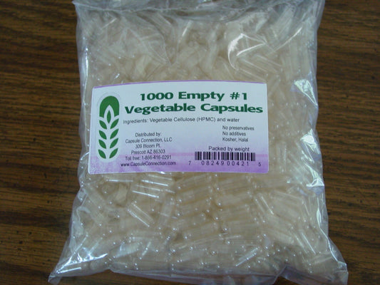 Capsule Connection Empty Vegetable Capsules 1000 Capsules