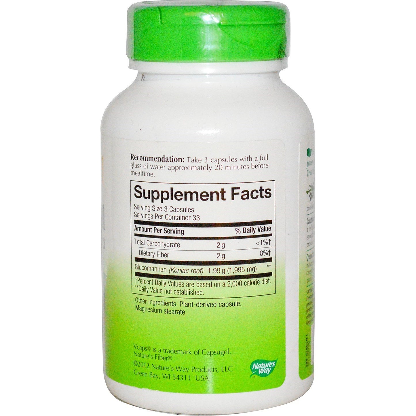 Nature's Way Glucomannan Capsule 300 Capsules