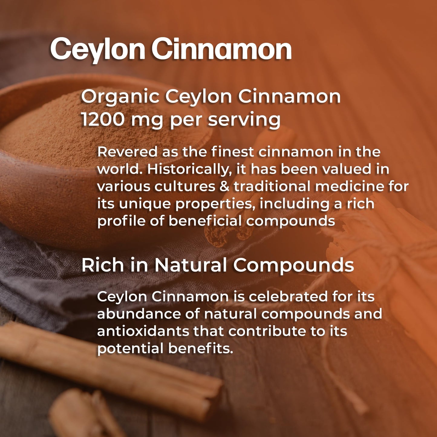 Socotra Health Ceylon Cinnamon Capsules, 60 Count