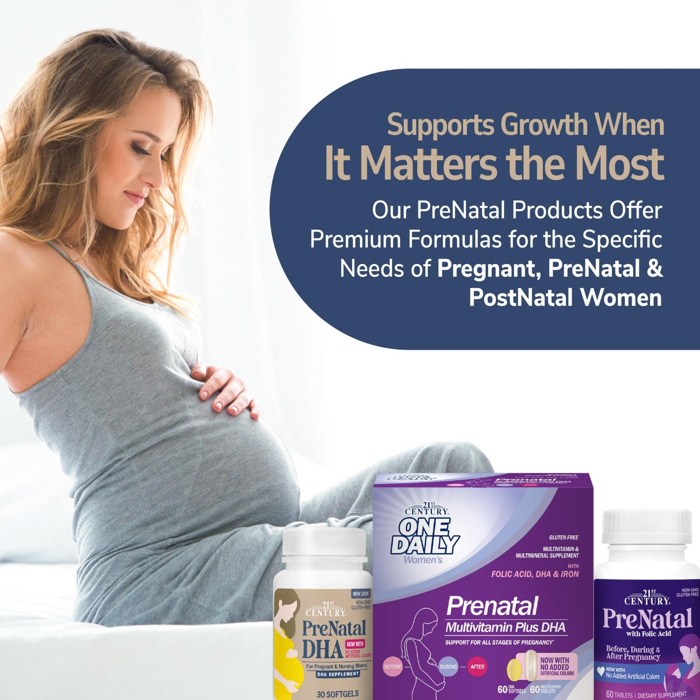 21st Century PreNatal DHA Softgels, 30 Count