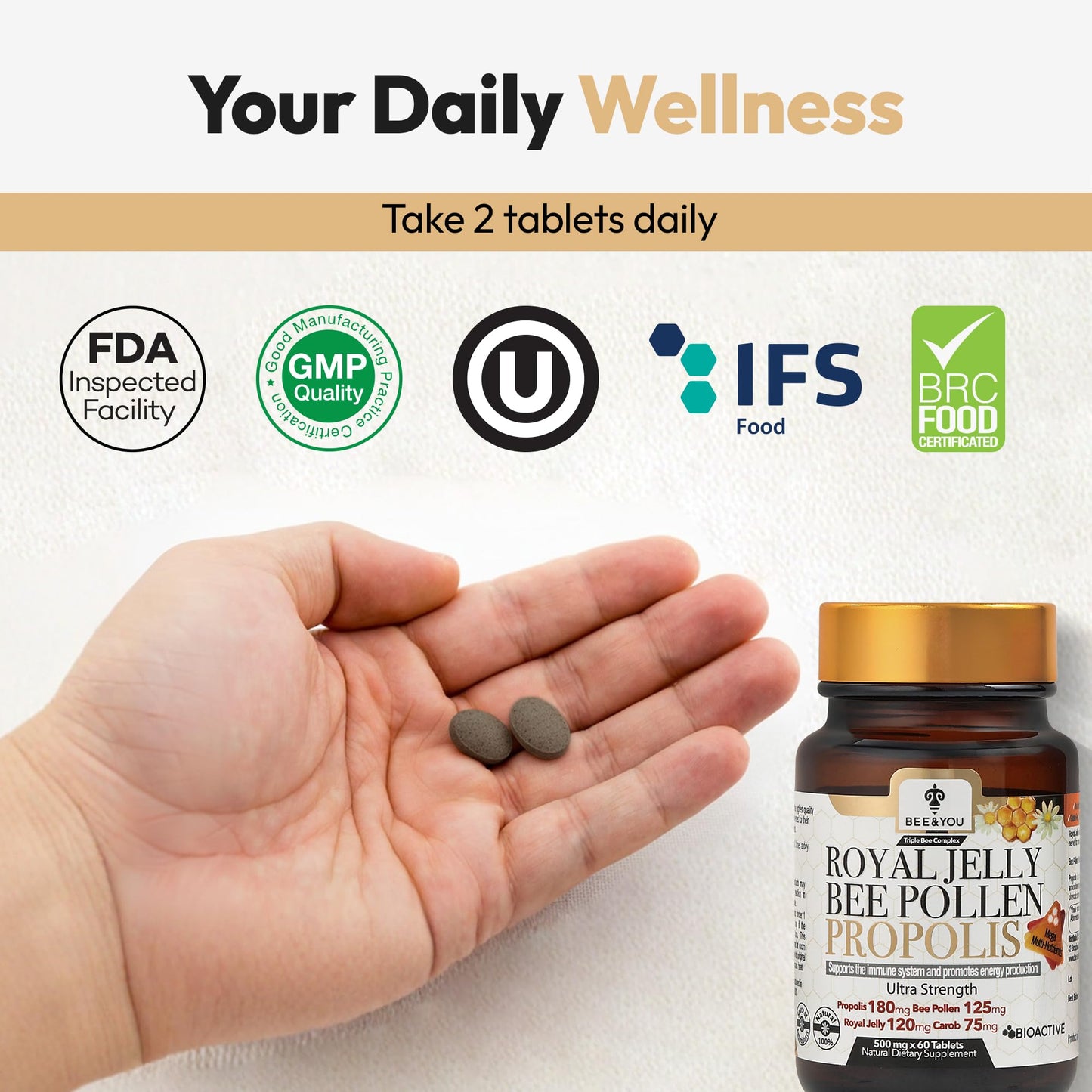 BEE & YOU Royal Jelly Tablet 60 Tablets