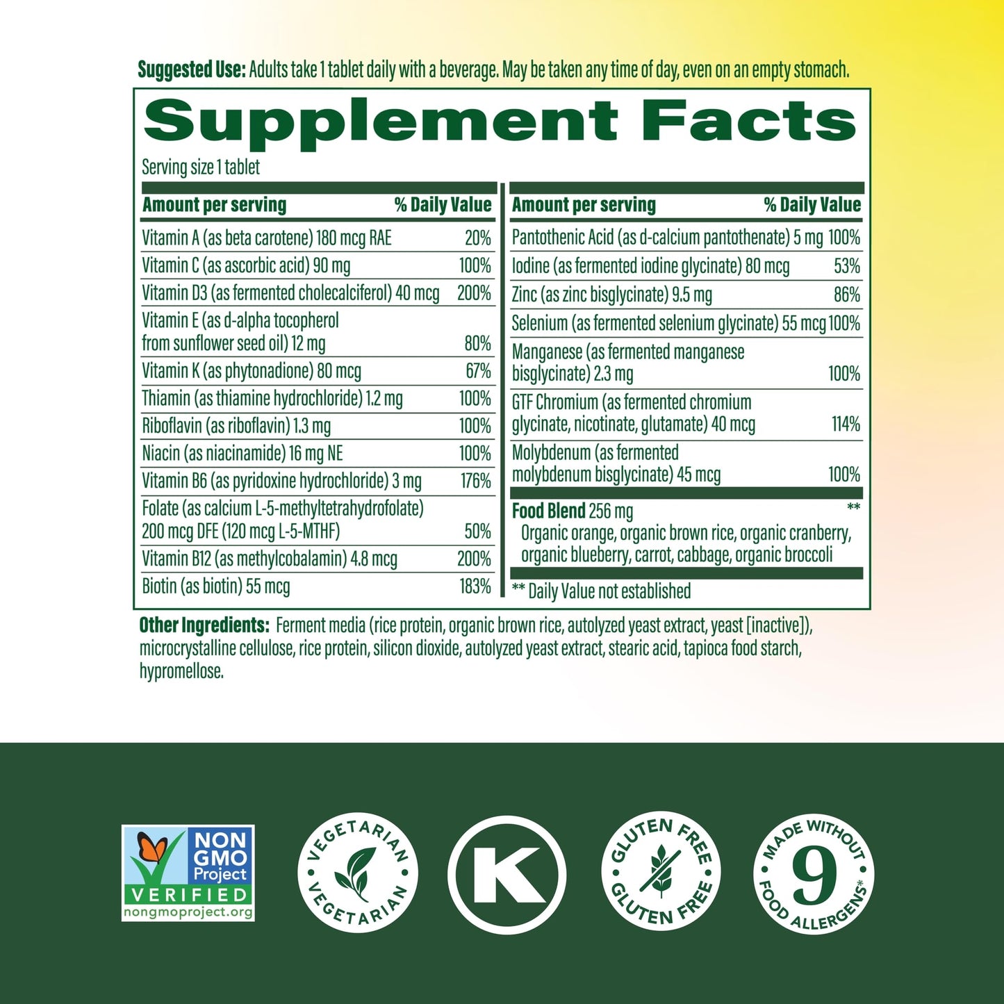 MegaFood Multivitamin for Women 55+ One Daily Womens Multivitamin with Vitamin D3, C, Zinc & Bioavailable Vitamin B12 & Folate - Healthy Aging, Brain & Bone Health, Vegetarian, 120 Tablets