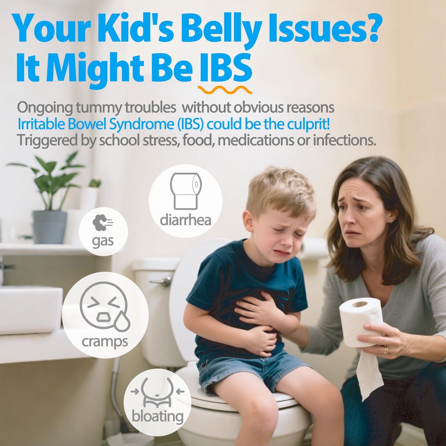 Life-Space Children IBS Support Probiotic Powder, 60 g