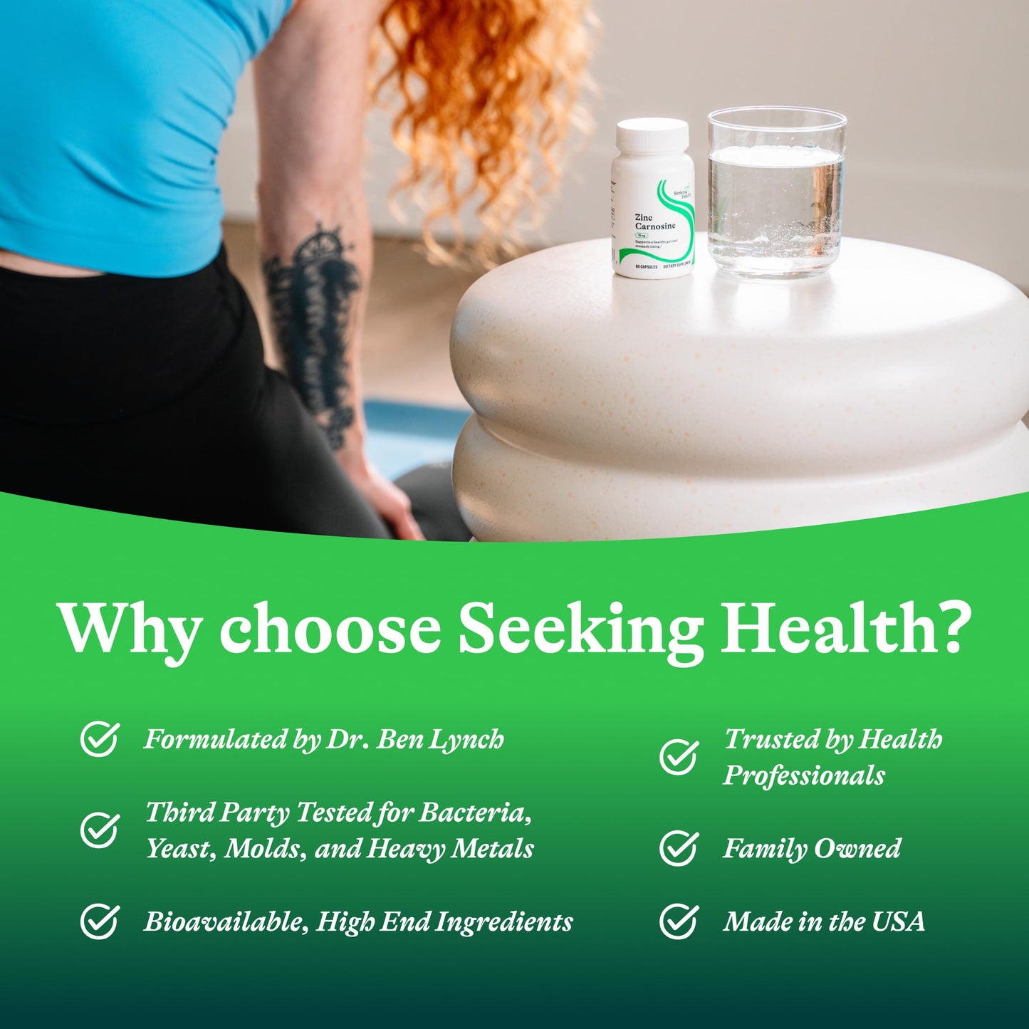 Seeking Health Zinc Carnosine Capsule 60 Capsules