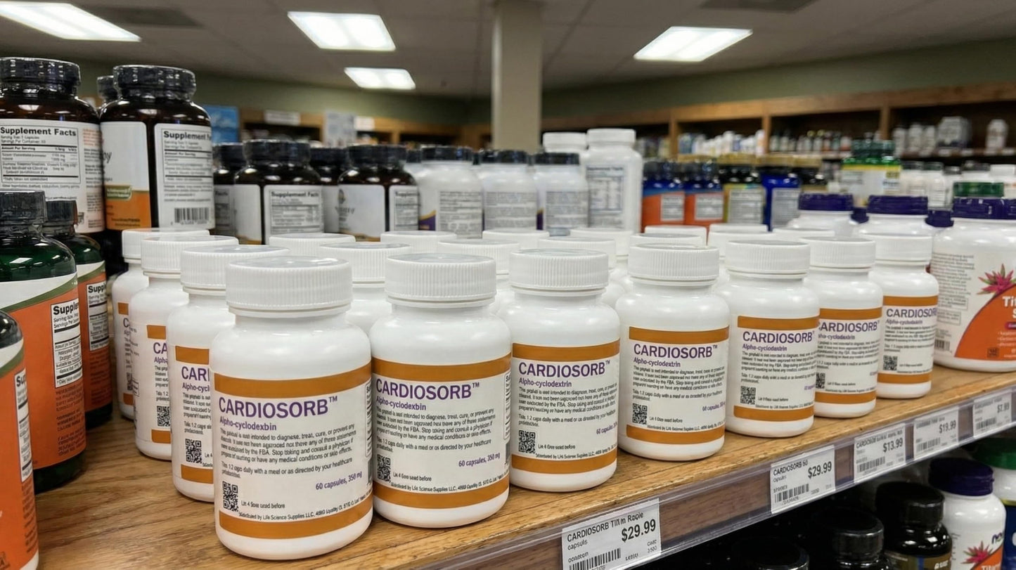 Cardiosorb Alpha-Cyclodextrin Capsule, 60 Count