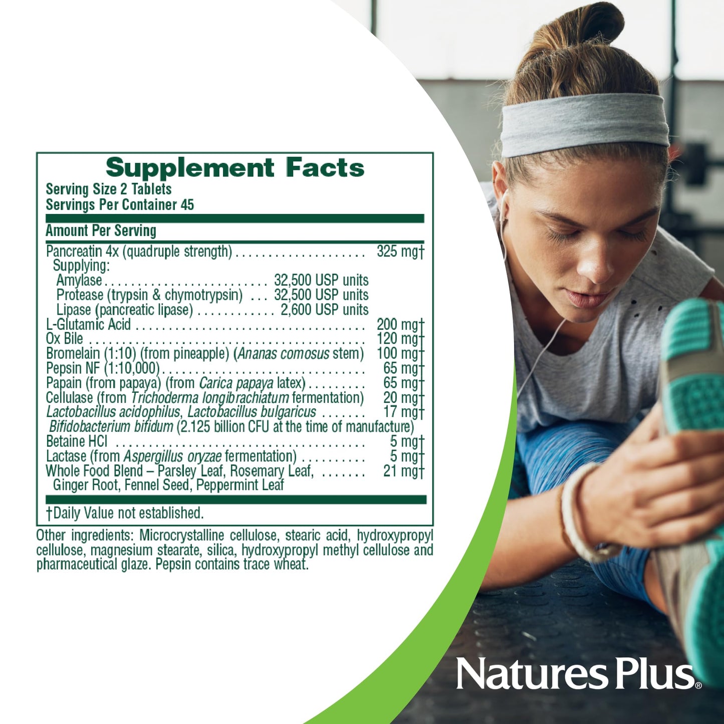 NaturesPlus Ultra-Zyme Tablet, 180 Count