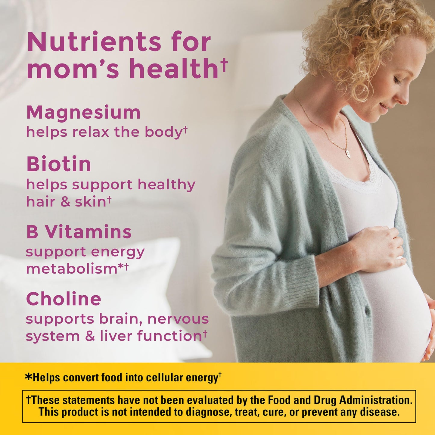 Nature Made Prenatal Gummies with DHA and Folic Acid Prenatal Vitamins for Women, 60 Gummies