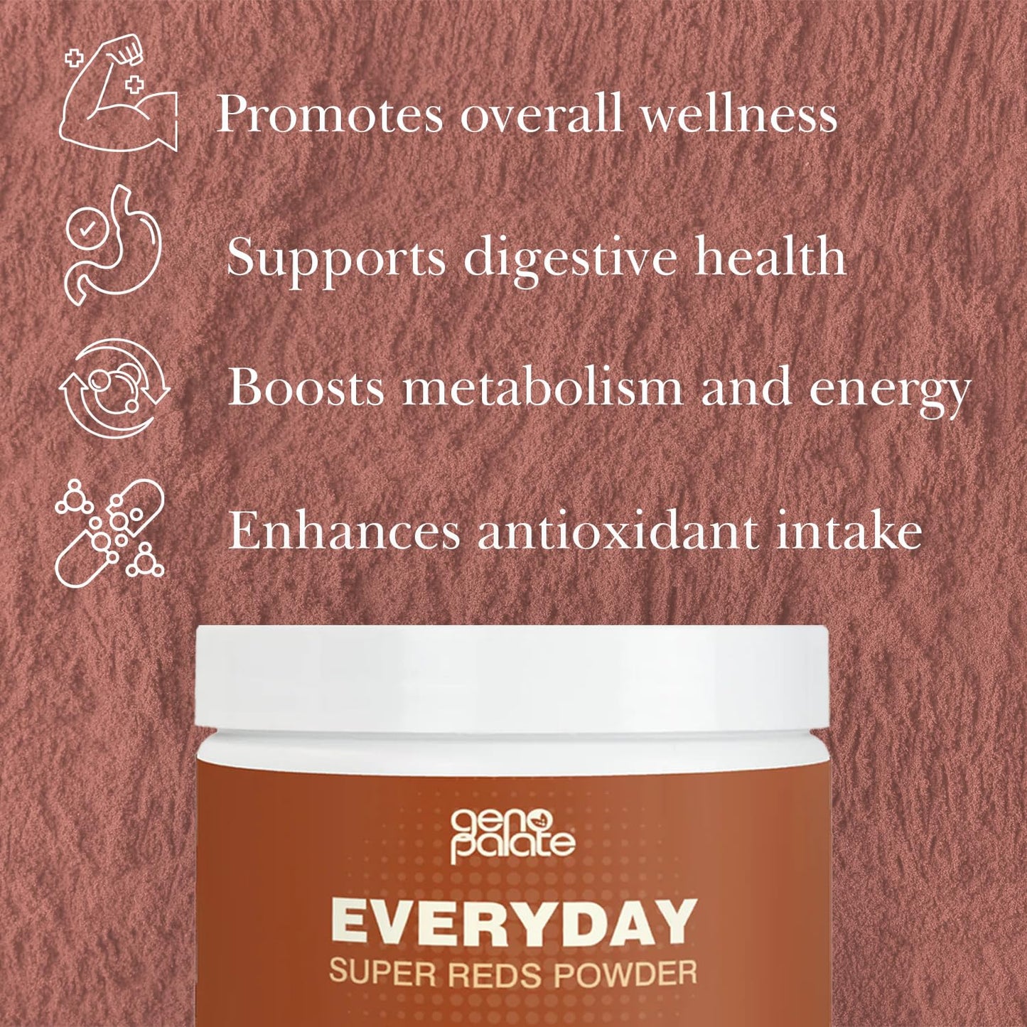 GenoPalate Everyday Super Reds Powder, 4.23 oz