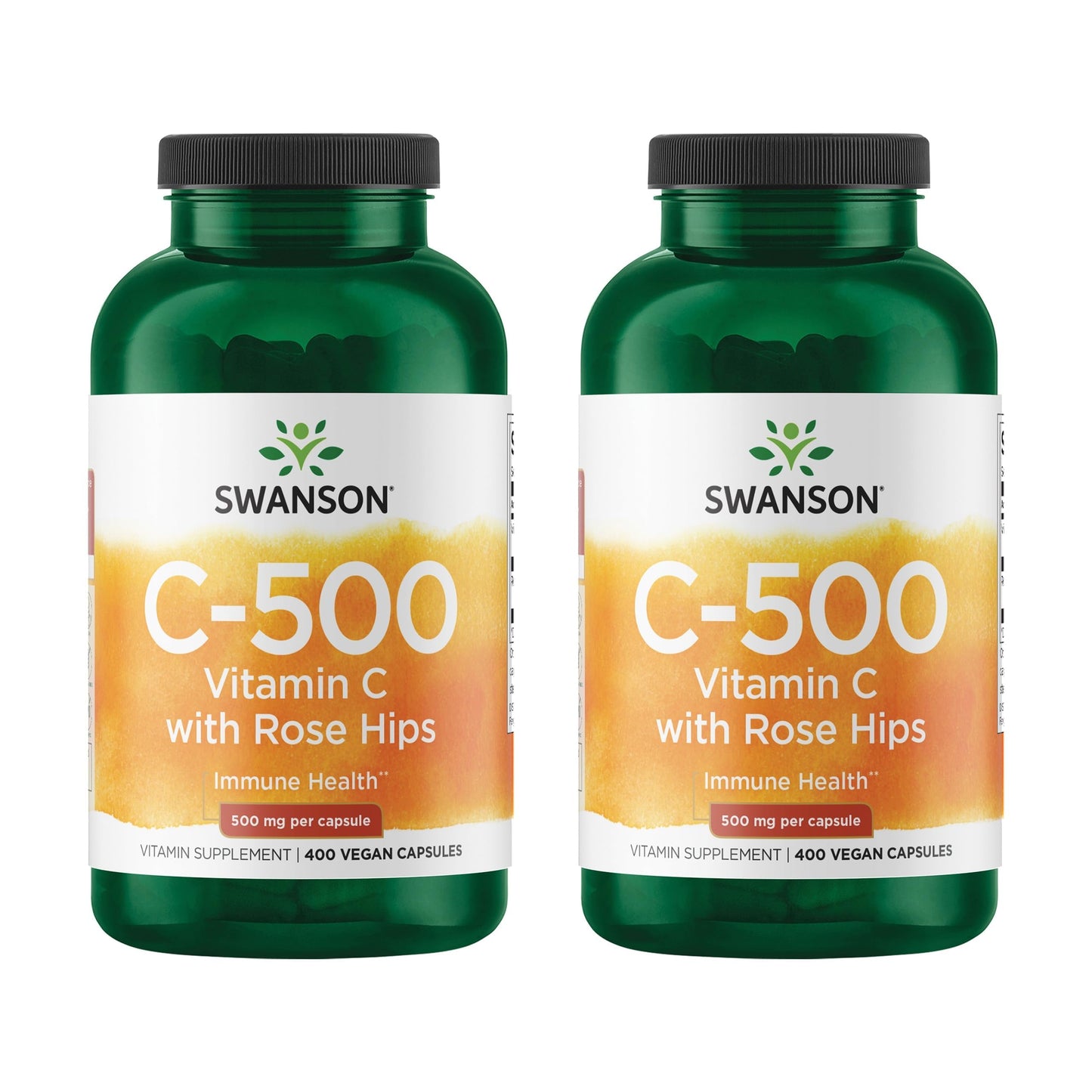 Swanson Vitamin C with Rose Hips 500 Milligrams Capsules 800 Count