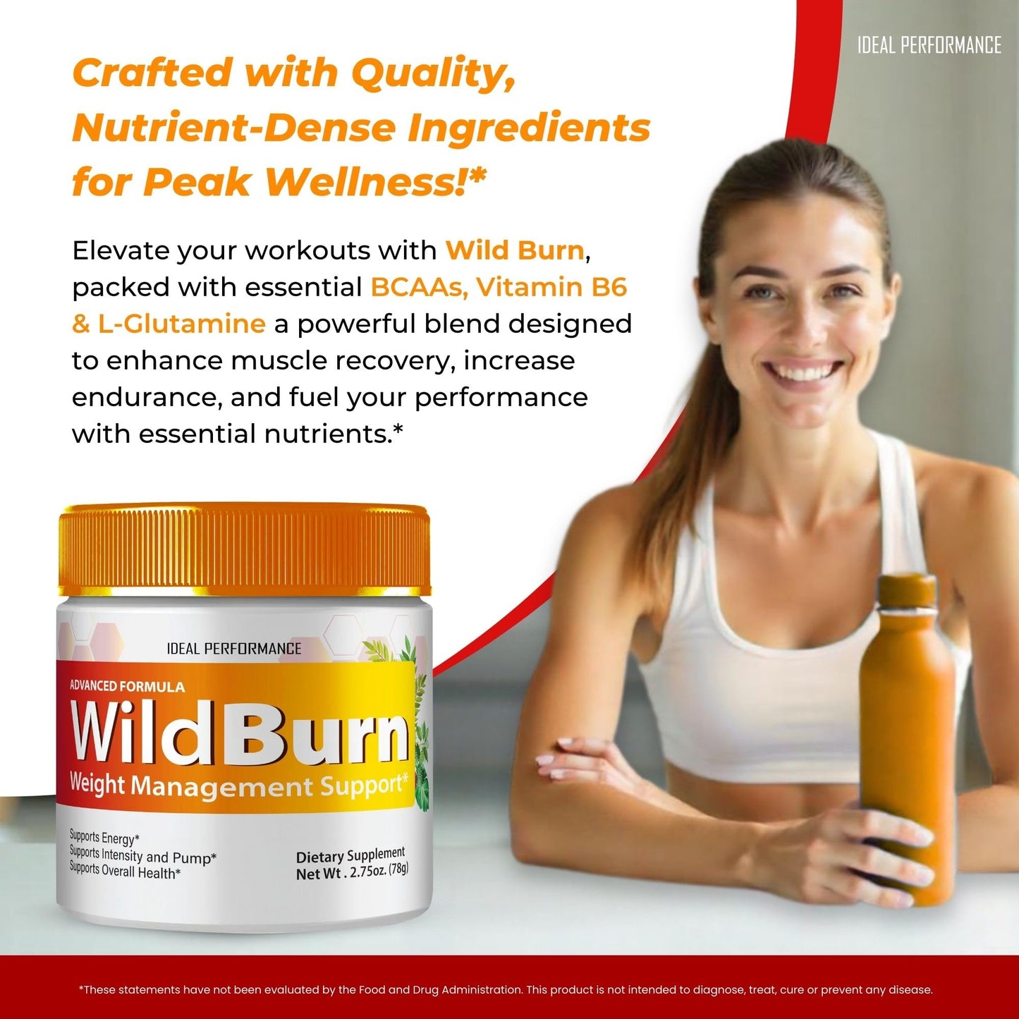 IDEAL PERFORMANCE Wild Burn Powder 2 Pack