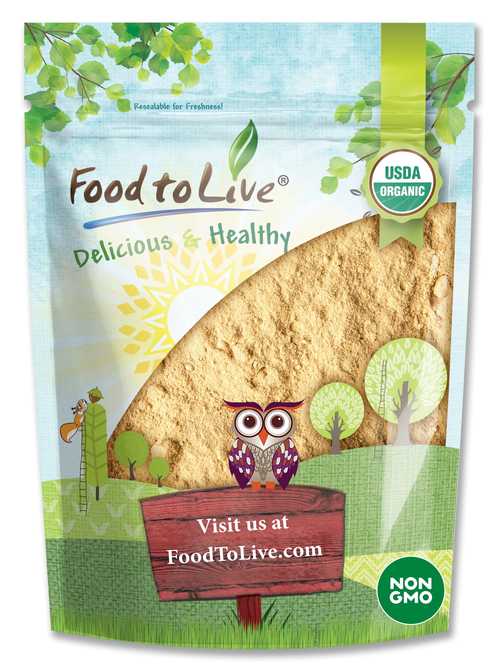 Food to Live Organic Gelatinized Maca Powder, 32 Ounces