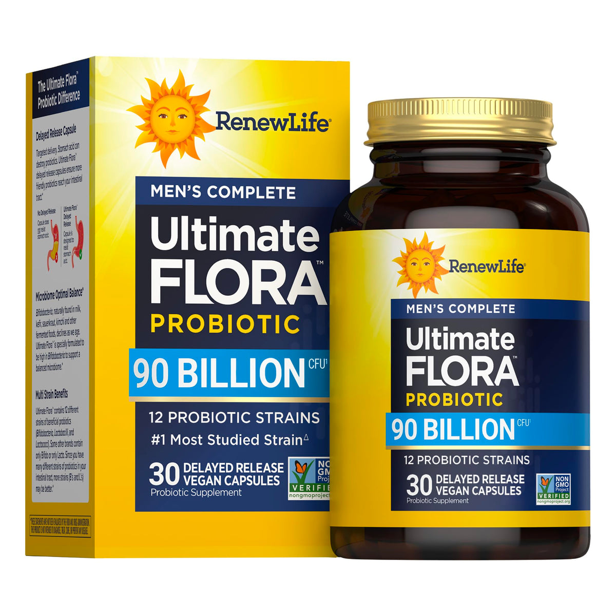 Renew Life Probiotics for Men 90 Billion CFU