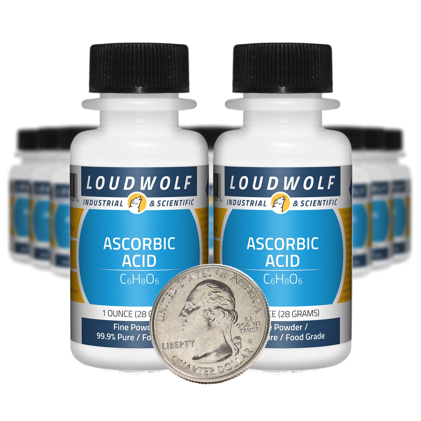 Loudwolf Ascorbic Acid Powder, 20 Bottles