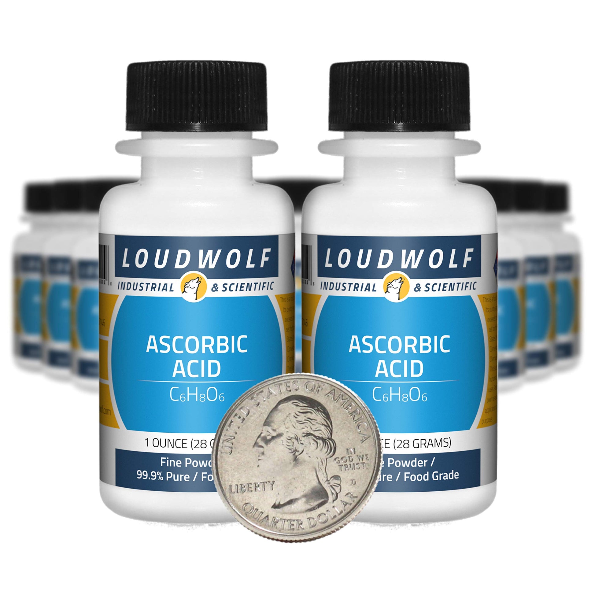 Loudwolf Ascorbic Acid Powder, 20 Bottles