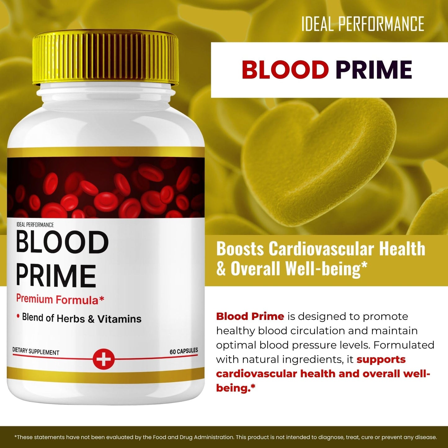 IDEAL PERFORMANCE Blood Prime Capsules, 60 Count