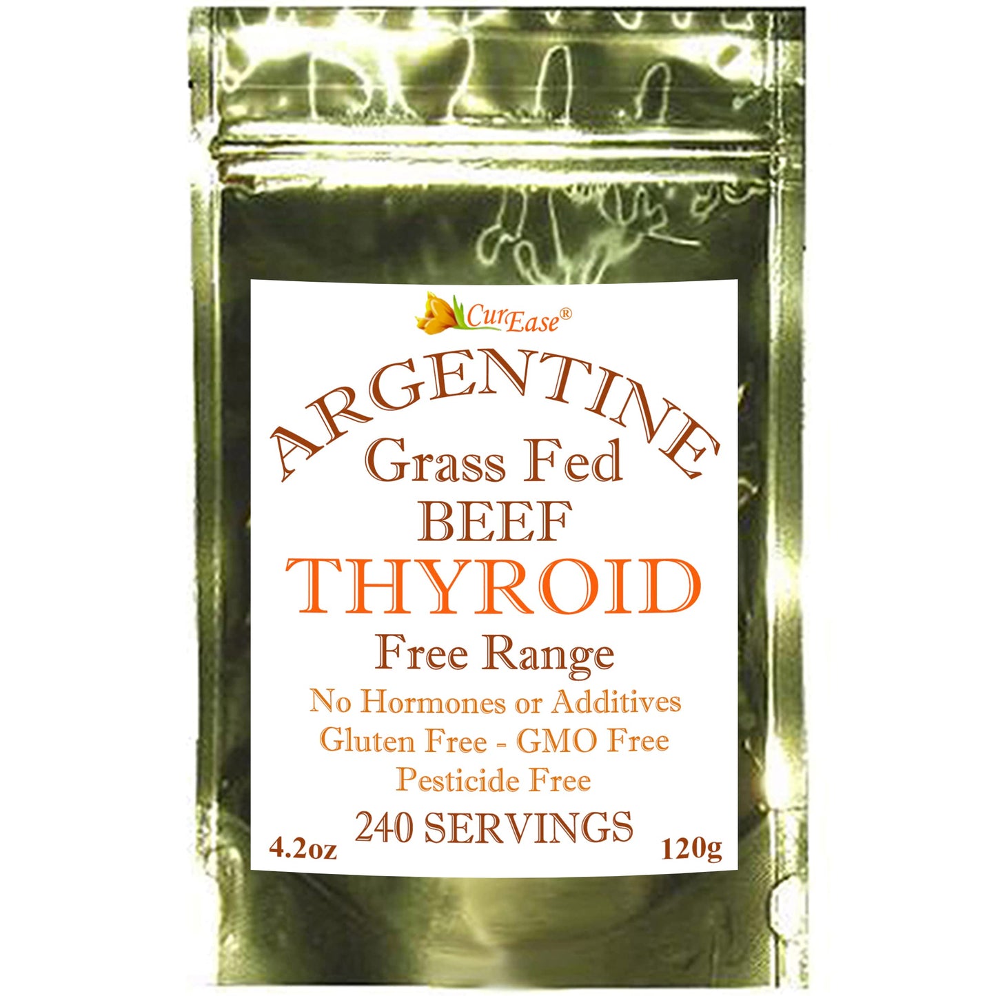 CurEase Beef Thyroid Powder 4.2 oz