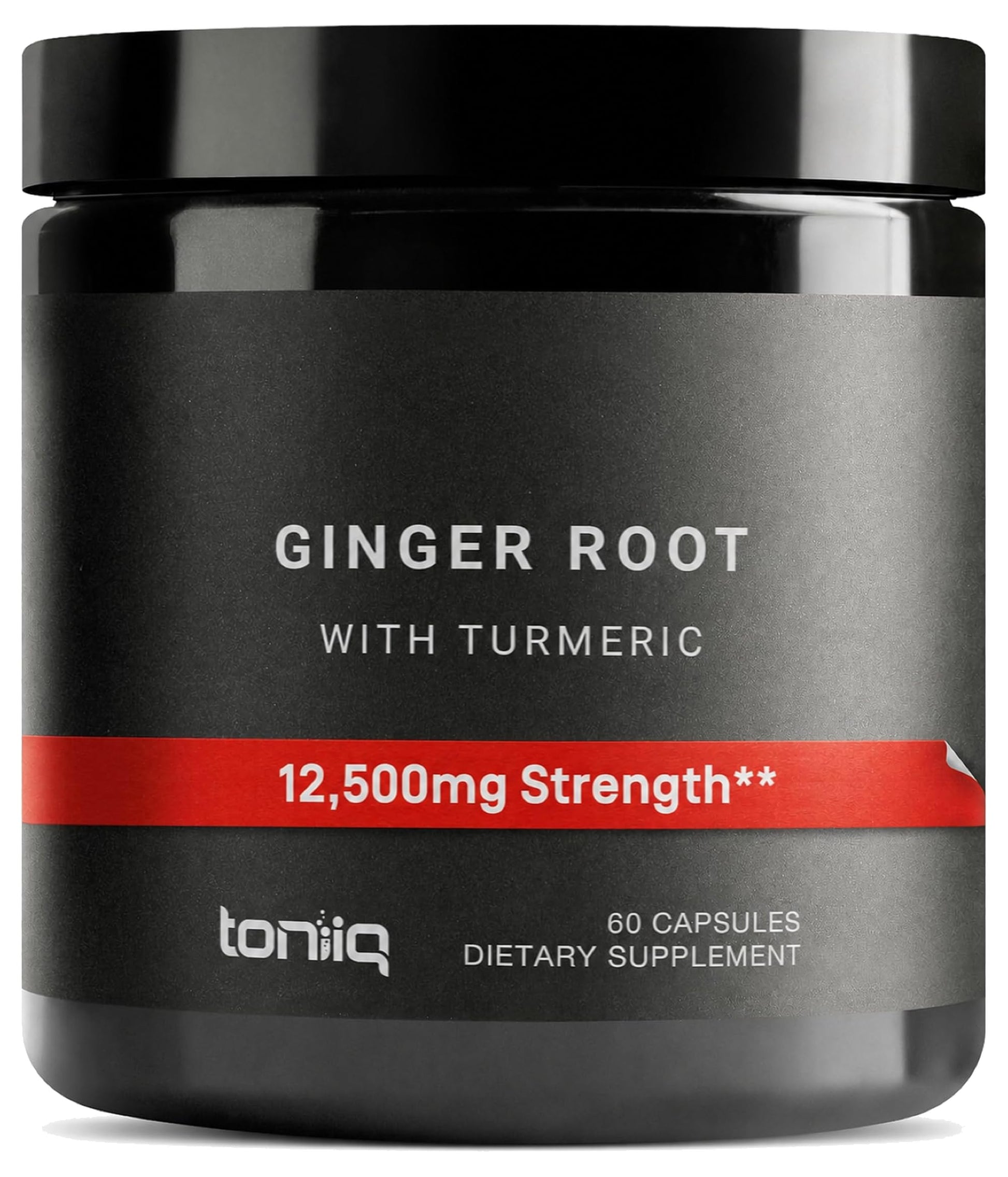 Toniiq Ginger Extract 20% Gingerols Capsule, 60 Count