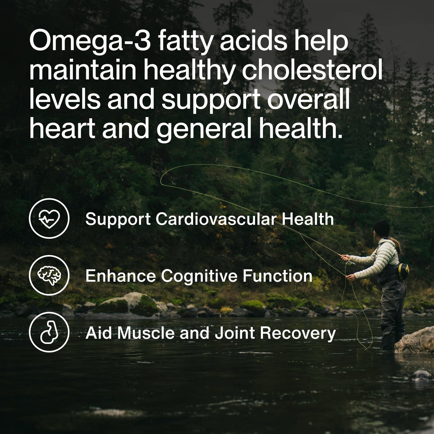 Momentous Omega-3 Fish Oil Softgels, 60 Count