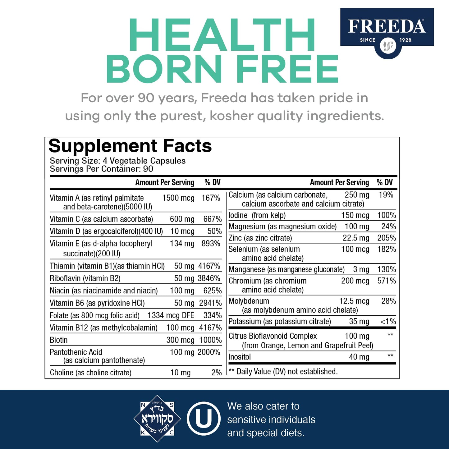 FREEDA Multivitamin Capsules 360