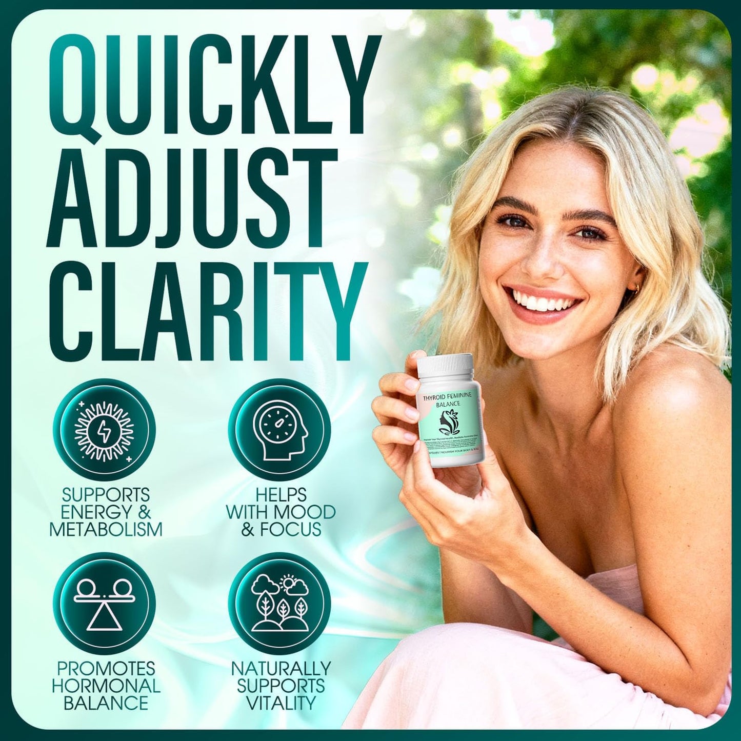Tfnovg Thyroid Feminine Balance Capsule 60 Count